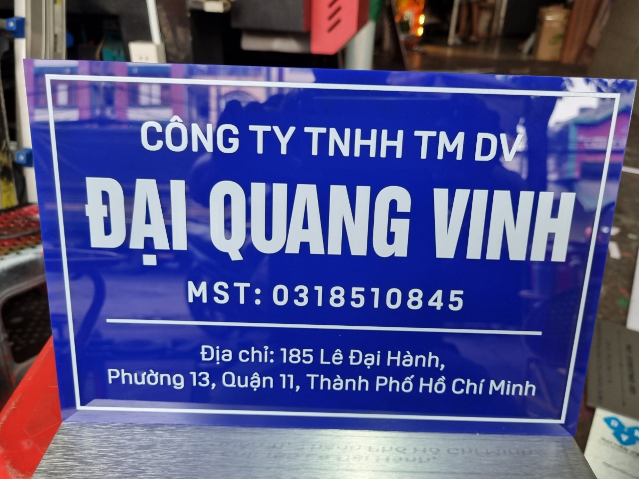 Bảng hiệu Mica